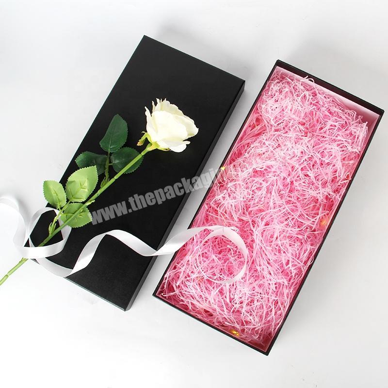 Luxury Personalized Custom Lid and Base Paper Gift Packaging Box for wallet belt