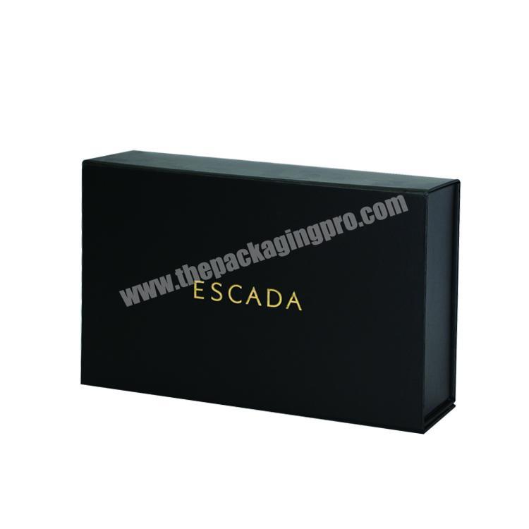 Luxury Printing folding paper box with gold foil LOGO for cosmetic gift paper box