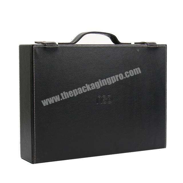 luxury promotion display leather gift box