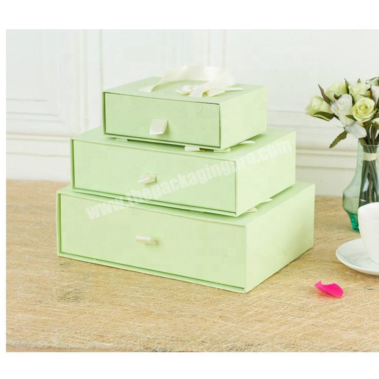 Luxury Pull Out Paper Cardboard Gift Drawer Box For Birthday Lipstick Packaging With Your Logo