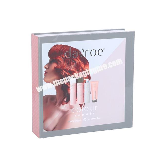 luxury quality paper packaging box cosmetic set