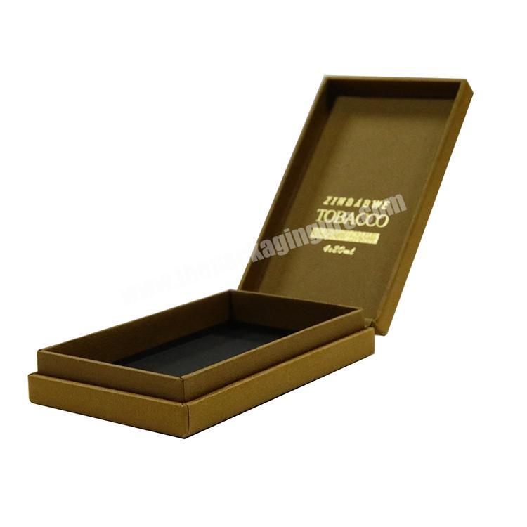 Luxury recycled cardboard e cigarette packaging boxes custom logo