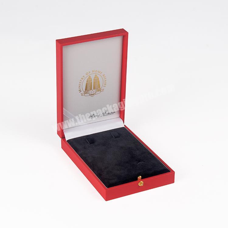 Luxury red cardboard lipstick pendant jewelry packaging gift box