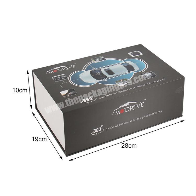 luxury rigid black packaging exclusive box