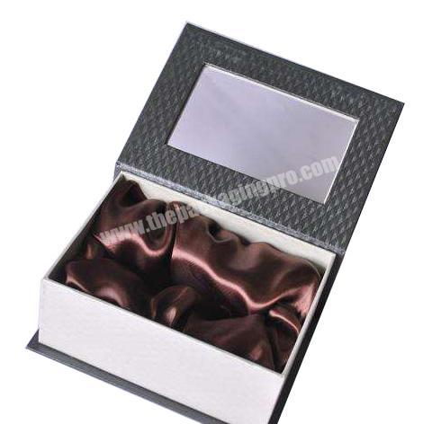 Luxury Rigid Cardboard Paper Perfume Box with PVC Window
