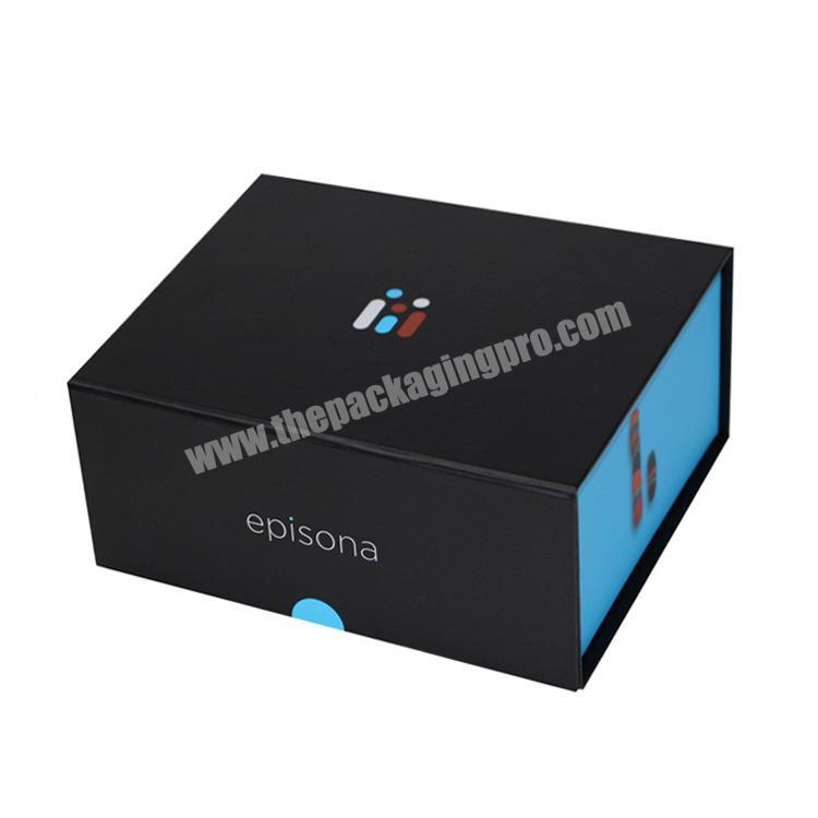 Luxury rigid folding paper box with logo