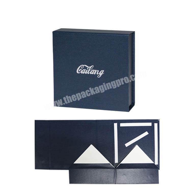 Luxury rigid gift folding box packaging