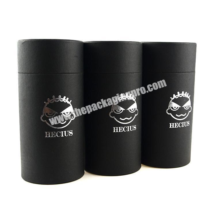 Luxury round box packaging large round cardboard gift box cheap black cardboard boxes wholesale