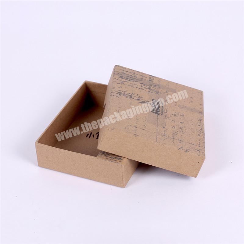 luxury round recycled brown kraft paper gift box