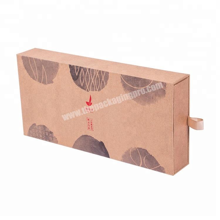 Luxury Small Kraft Gfit Paper Drawer box Ouhai Packaging