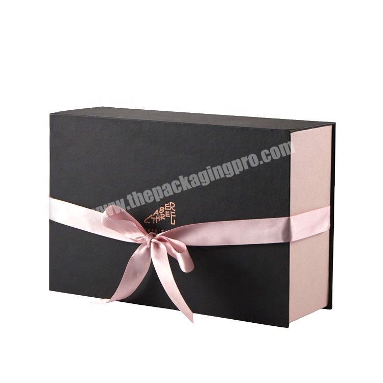 Luxury square Custom pattern specialty paper gift box Packaging box With Silk Ribbon