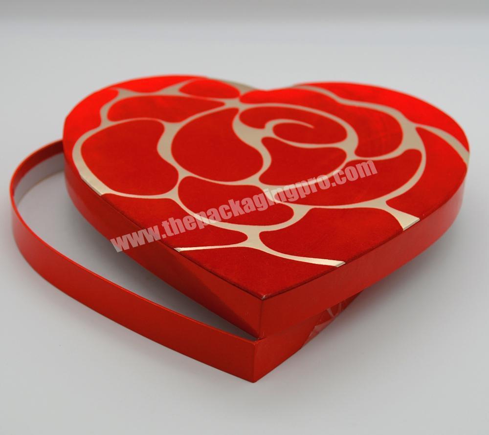 Luxury Stain Chocolate Packaging Box  Heart Box