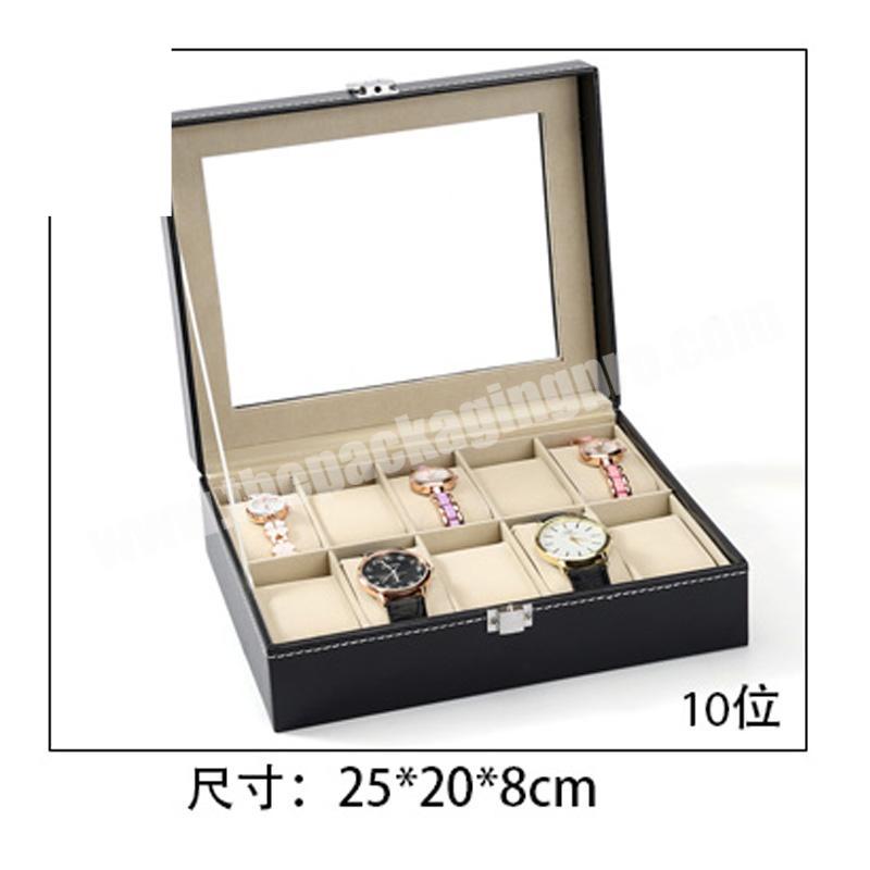 Luxury Top quality fashion custom rigid cardboard MDF watch gift box