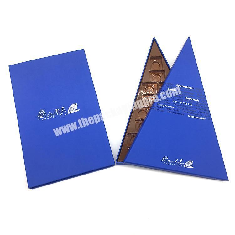 Luxury triangle chocolate box packaging  gift box