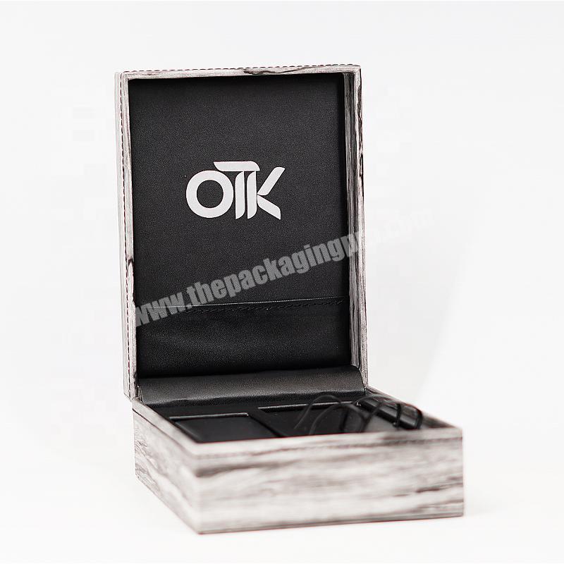 Luxury upscale Custom high quality design paper Jewelry gift box packaging