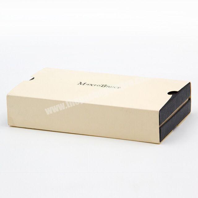 luxury wallet cardboard packaging box sleeve