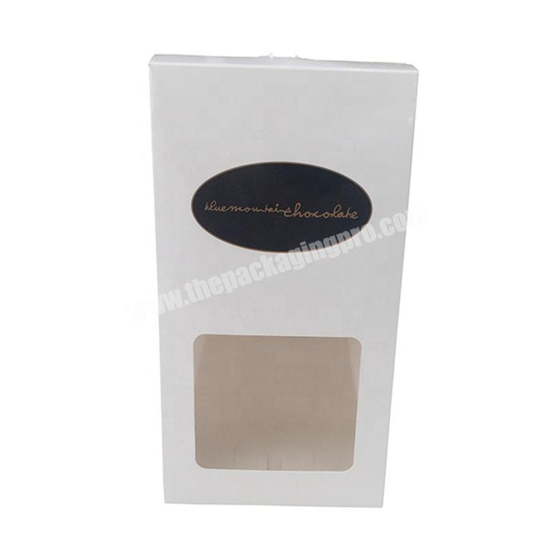 Luxury white cardboard paper packaging box for gift package