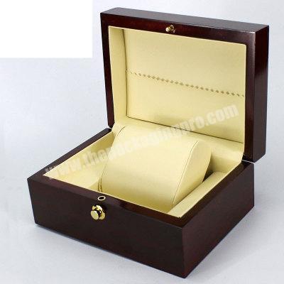 luxury Wooden watch box high-end gift box packaging Display storage box