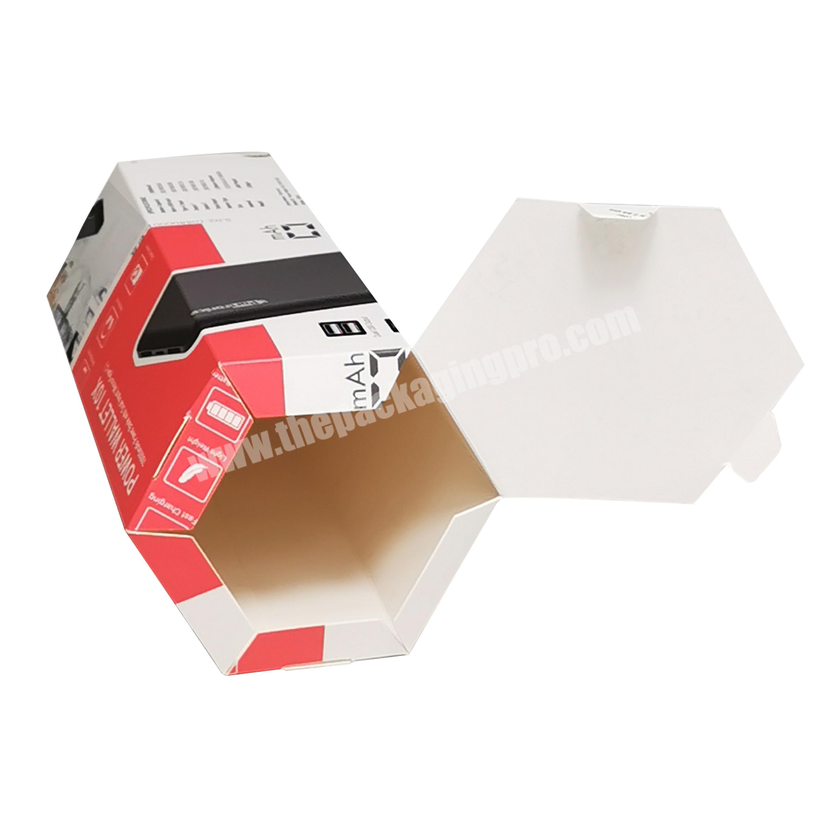 Made in China Custom printing foldable hexagon packaging box