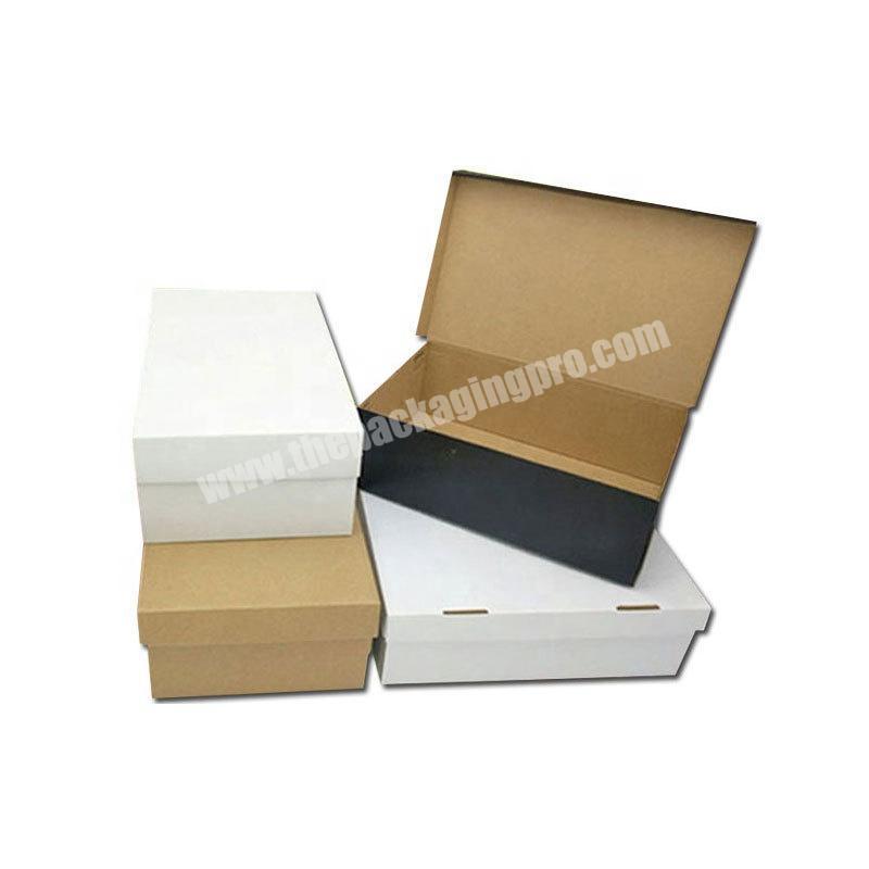 Made In China Full Color Printing Corrugated Cardboard Folding Shoe Shipping Box With Logo