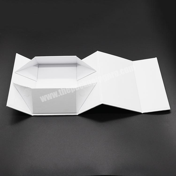 Magnet Closure Bespoke Luxury Cardboard Flat Folding Gift Packaging Foldable Paper Box