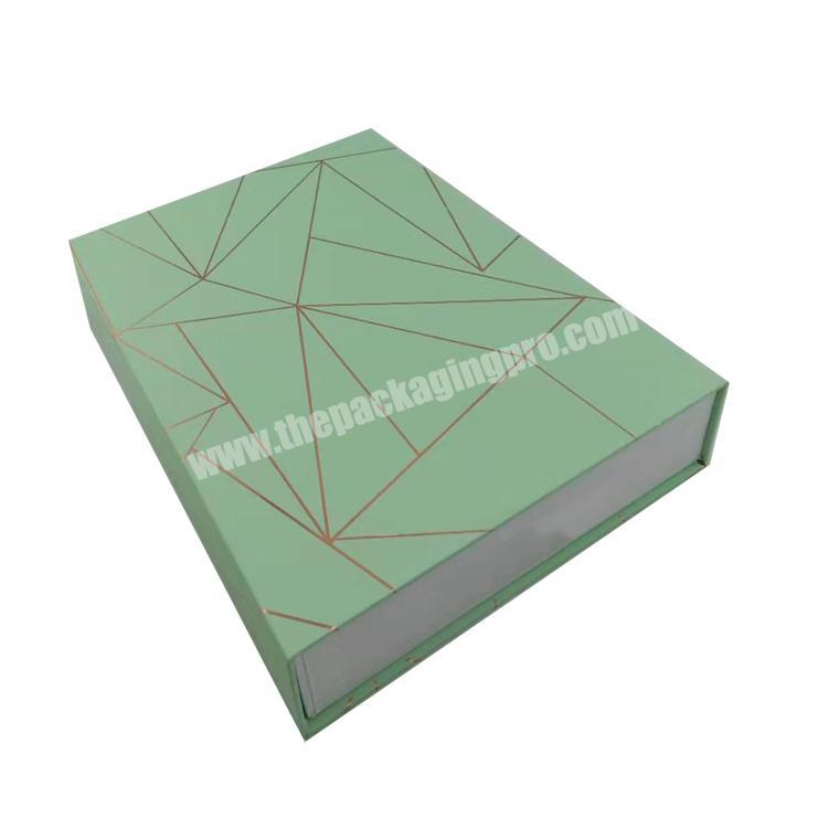 Magnetic book shaped box for false tooth products packaging