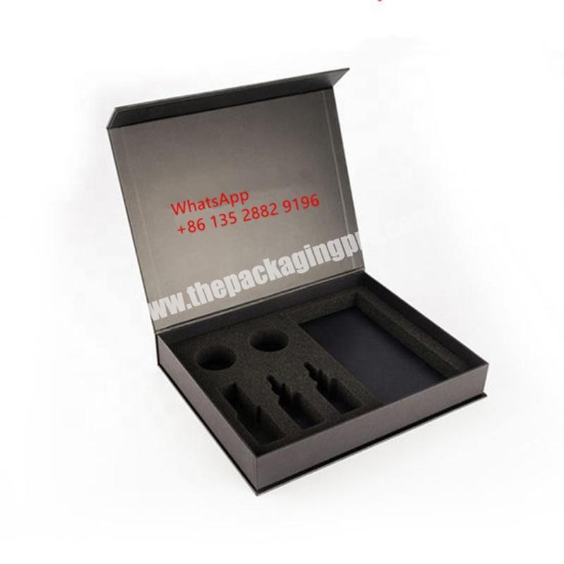 magnetic box with sponge foam insert customized printed at wholesale factory price