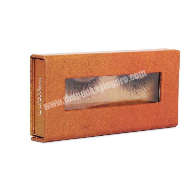 magnetic cardboard custom eyelash packaging box