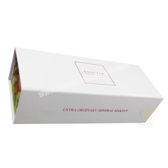 Magnetic Cardboard Packaging Cosmetic Recycled Gift Custom Paper Box With Mirror