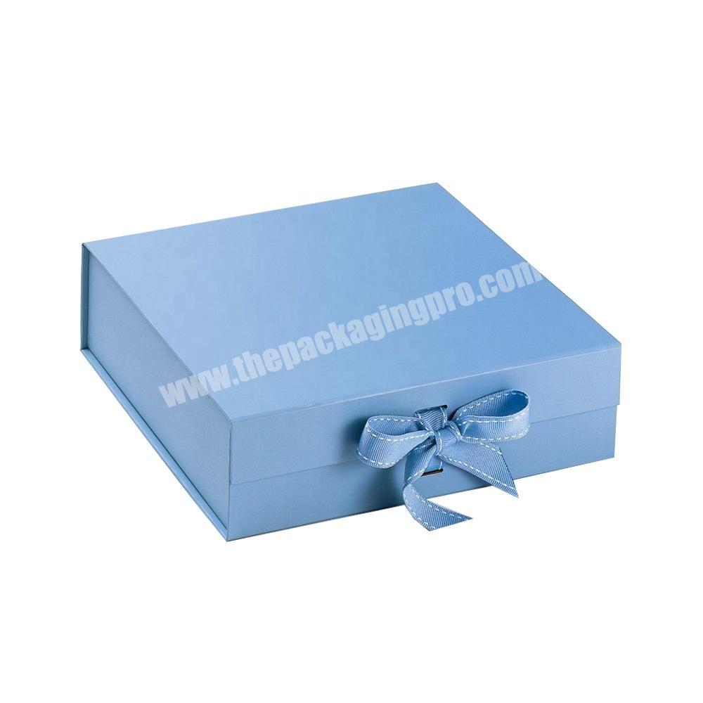 Magnetic cardboard paper packaging collapsible gift boxes