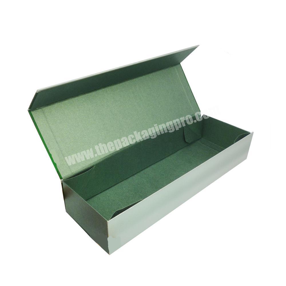 Magnetic cardboard wine foldable boxes umbrella packaging folding box