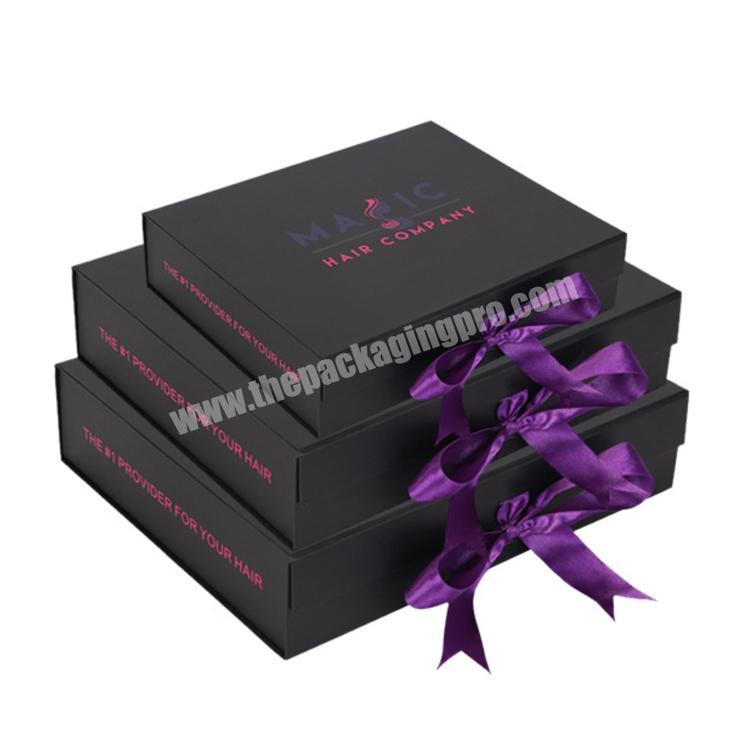 Magnetic Closure Collapsible Giftbox Foldable Paper Box Fold Box for Cosmetic