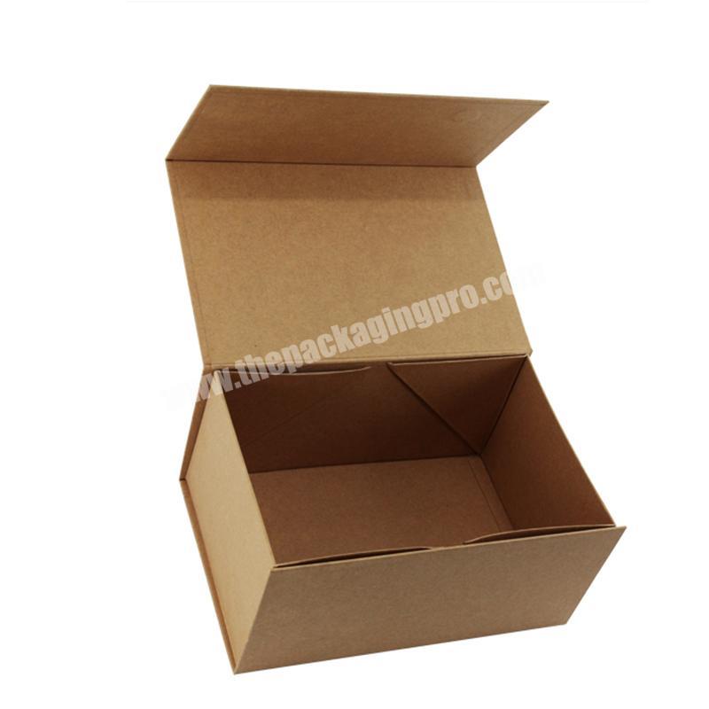 Magnetic Closure eco-friendly foldable Rigid Cardboard Gift Luxury Packaging Custom Clothing Box With Logo For Apparel
