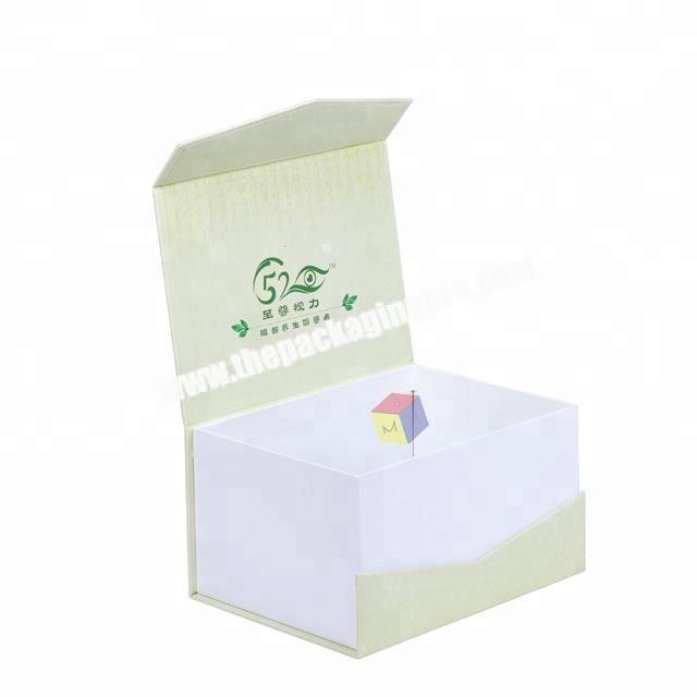 magnetic closure eye cream cosmetic paper box packaging