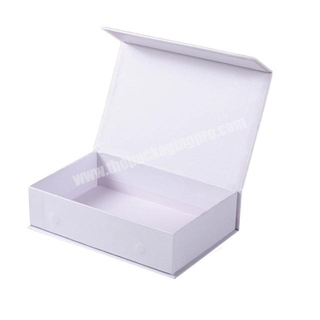 magnetic closure gift box custom logo white christmas display packaging boxes