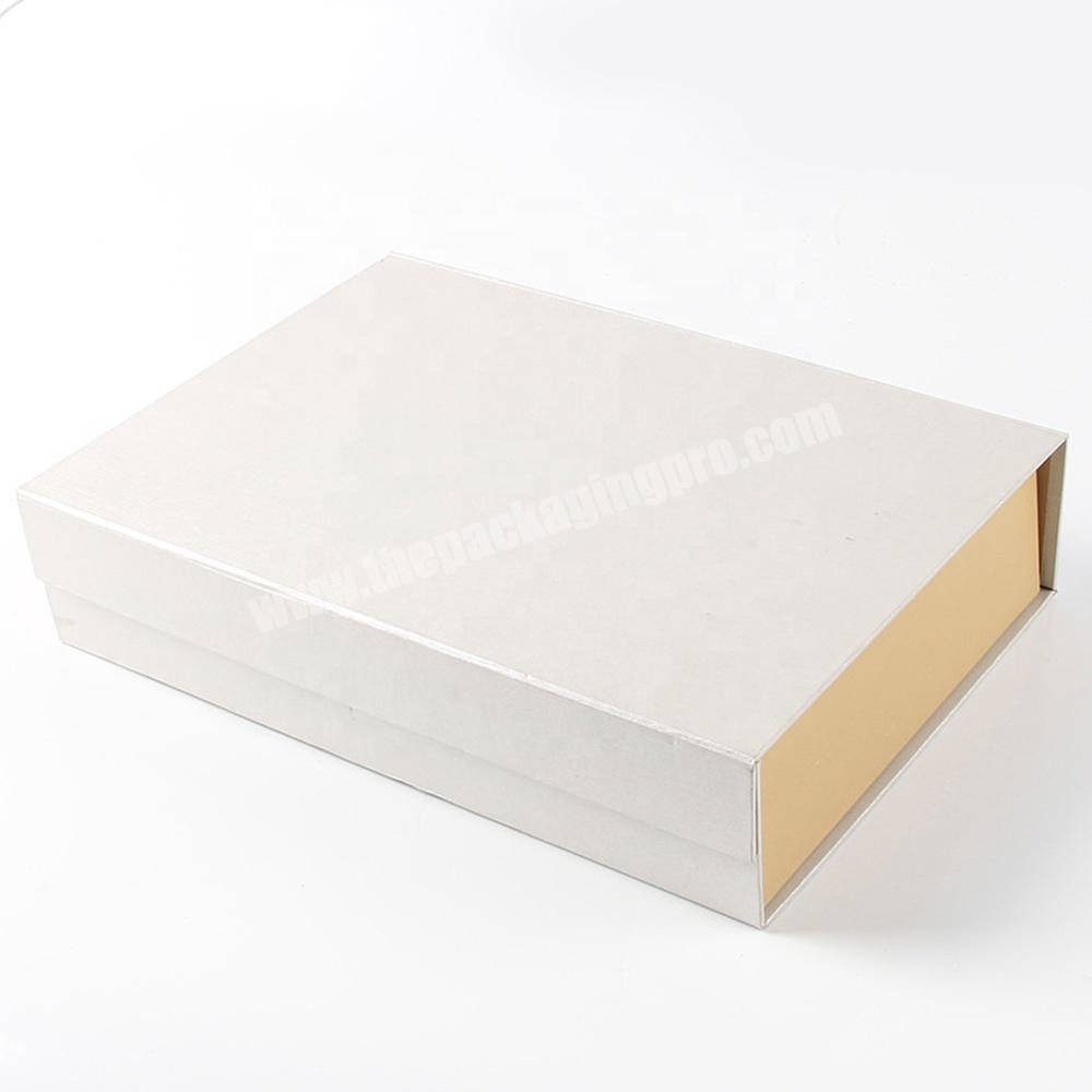 magnetic closure matte foldable paper packaging boxes flat folding ...