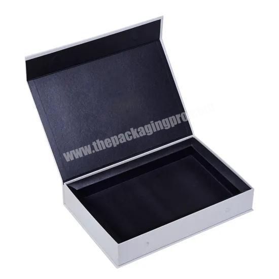 magnetic lid closure strong white gift box
