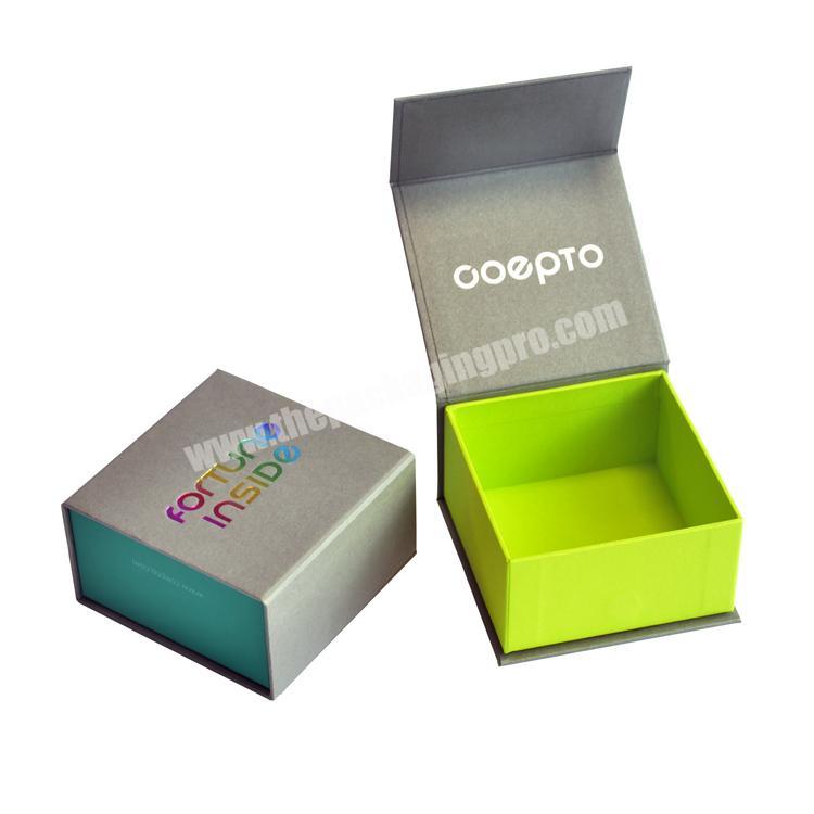 Magnetic lid gift box small box with hinged lid, magnetic lid box with logo
