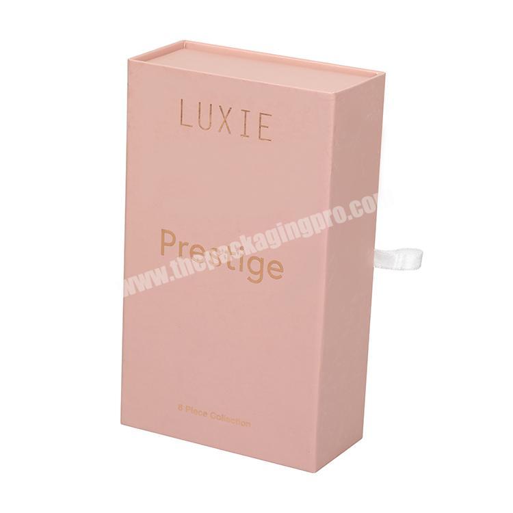 Magnetic Rigid Clothing Box Caja Para Maquillaje De Cejas Makeup Brushes Custom Packaging
