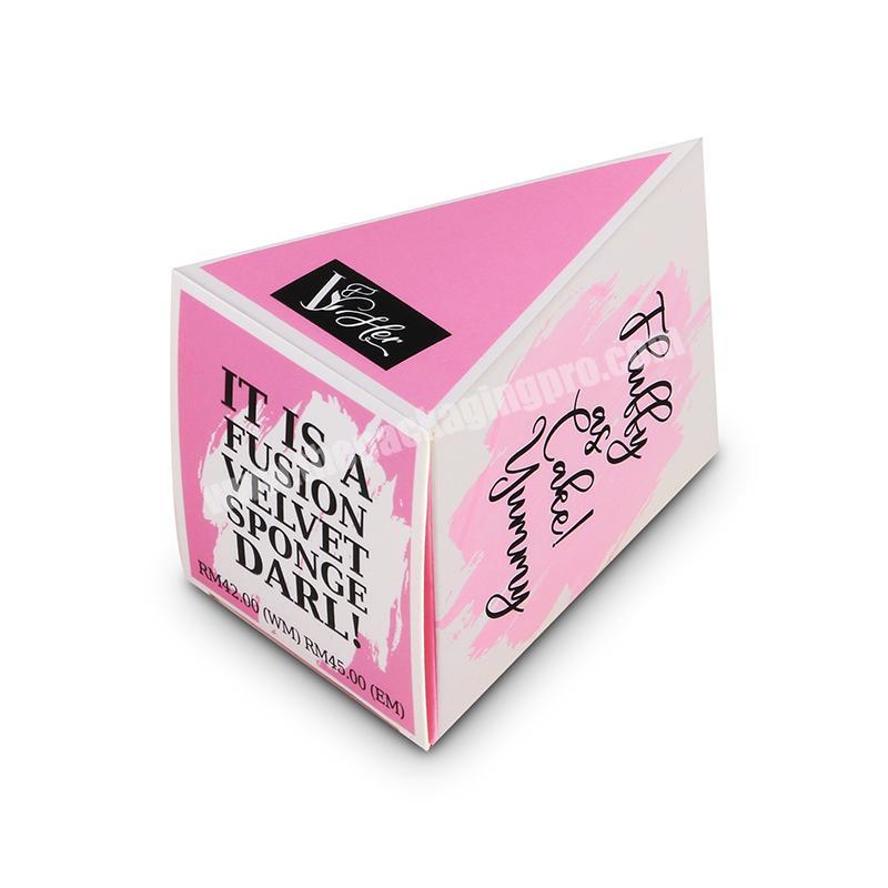 Makeup puffs cosmetic sponge triangle shape packaging boxes custom logo