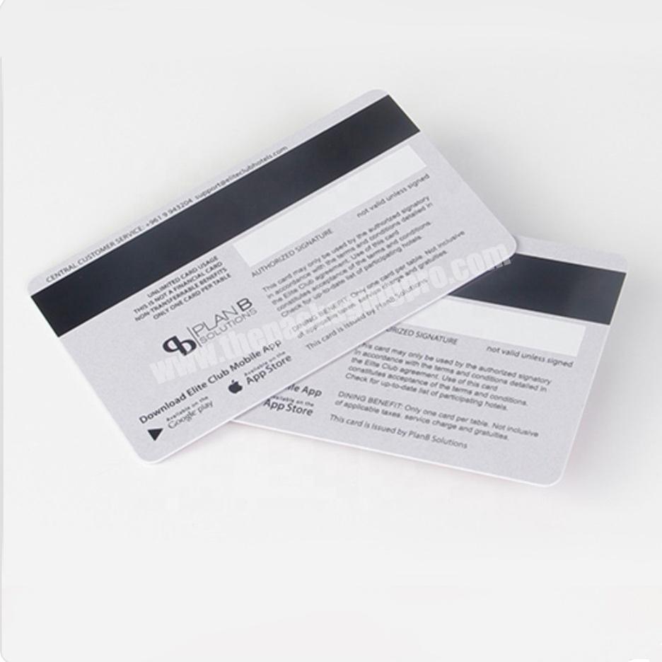 Making Barcode Waterproof Blank PVC Card Printing Smart VIP Plastic Card