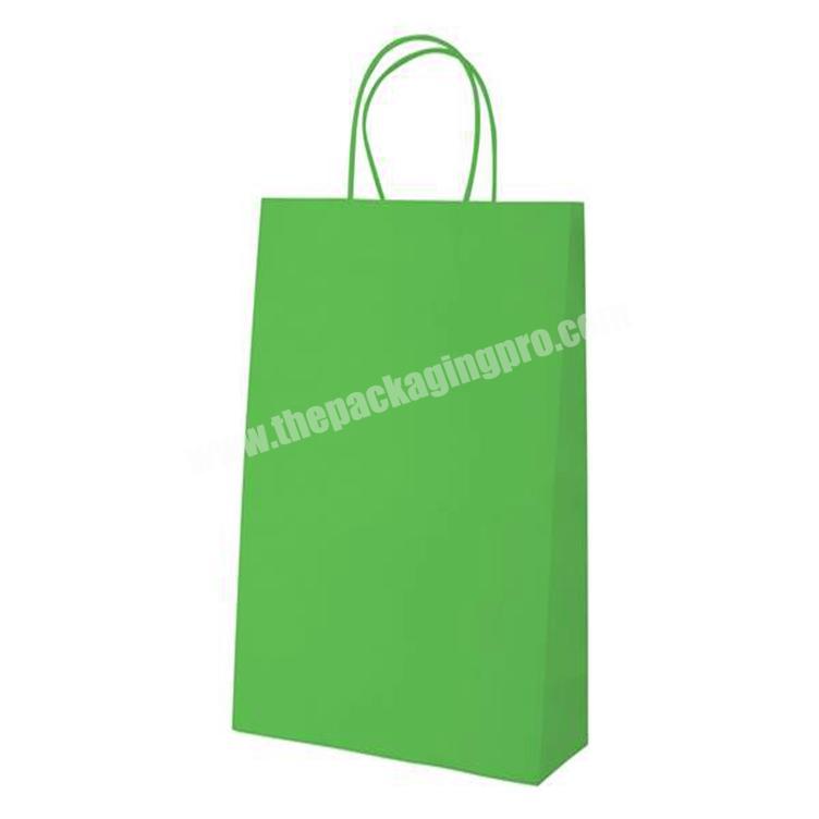 Manufactory Direct Brown Kraft Paper Bags Wholesale With Handles Printed Logo