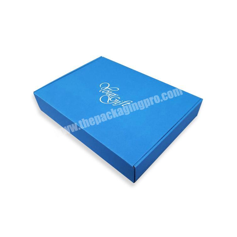 Manufactory Wholesale Custom Rectangle Packaging Coloured Mailer Shipping Box