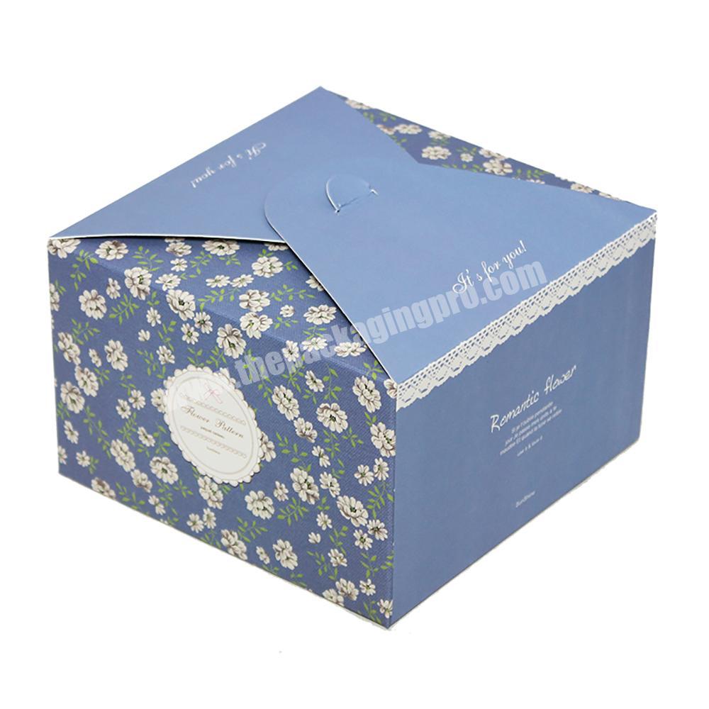 Manufactory Wholesale Customization Design Small Blue Gift Box