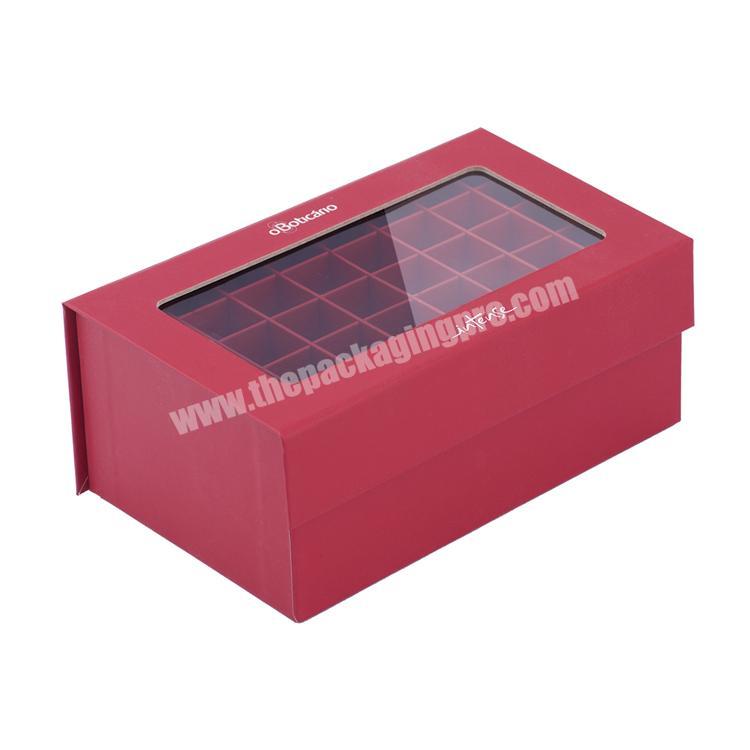 manufacture supplier custom luxury Magnetic acrylic shoe display box
