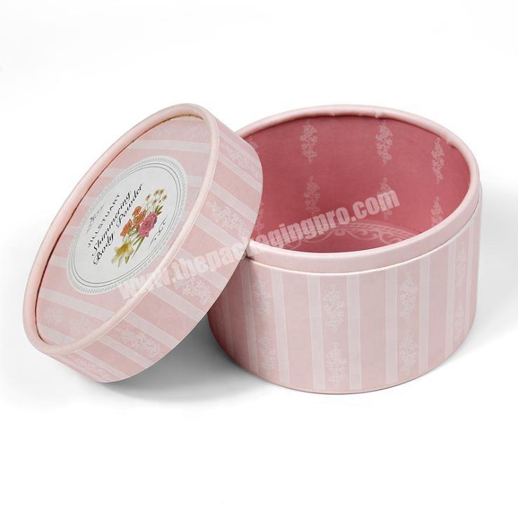 Manufacturer custom high-end cosmetics cylinder packaging box aroma candle round box packaging
