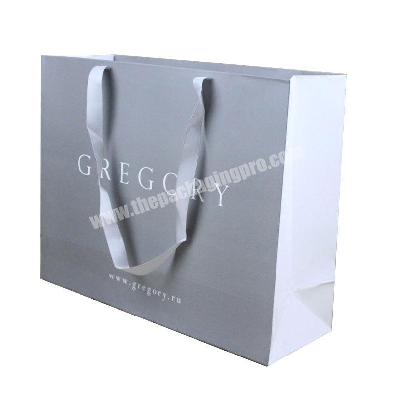 Manufacturer custom paper bag white cardboard paper bag foreign trade paper bag