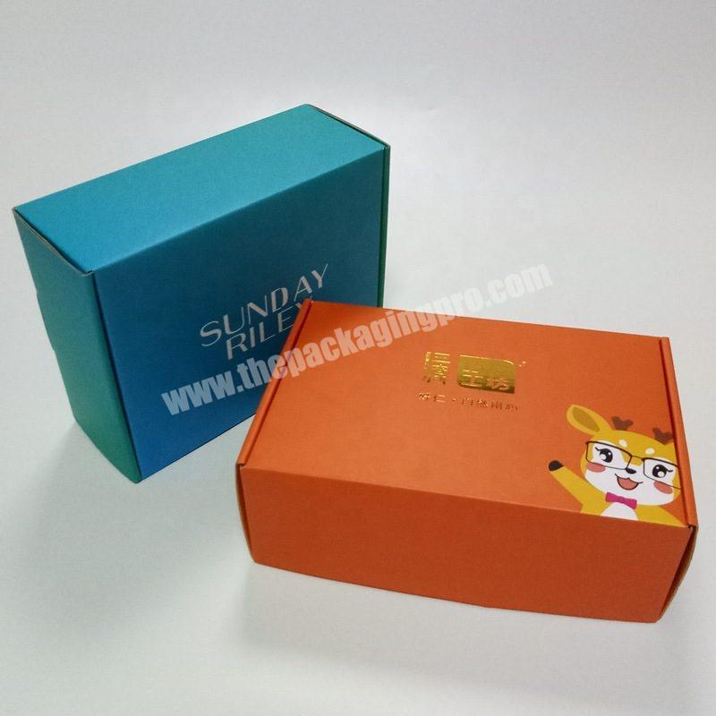 Manufacturer Custom Recycled Cardboard Printed Logo Flute Corrugated Mailer Shipping Box Packaging For Mailing