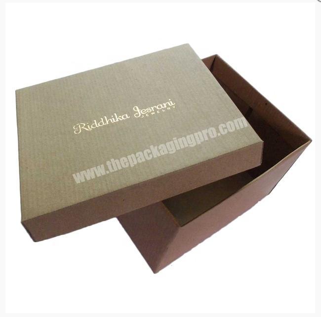 Manufacturer Custom Top And Bottom Packaging Cardboard Square For Shoe