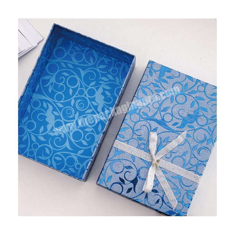 Manufacturer High Quality Custom Logo Printed Boxes Cardboard Rigid Hardcover Gift Packaging Paper Box